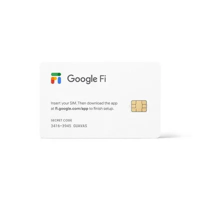 New - Google Fi Simply Unlimited Talk/Text/Data SIM Kit