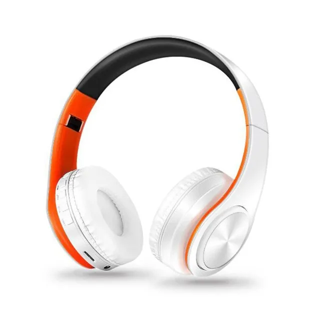 New Portable Wireless Headphones, Bluetooth Stereo Foldable Headset