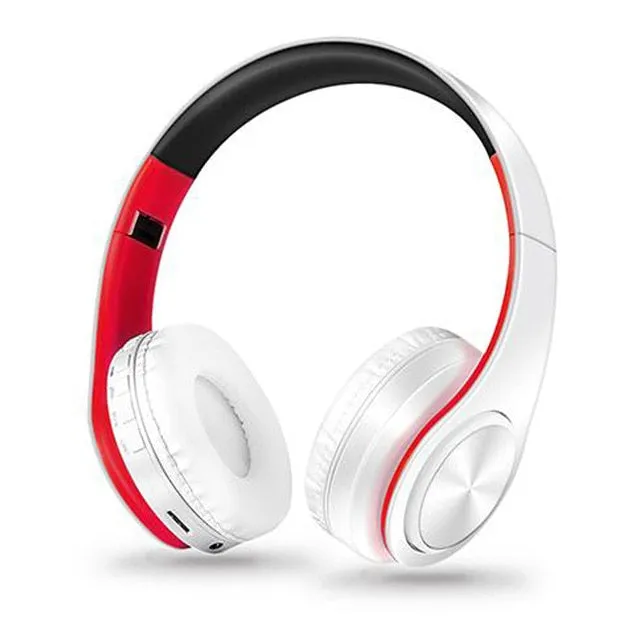 New Portable Wireless Headphones, Bluetooth Stereo Foldable Headset