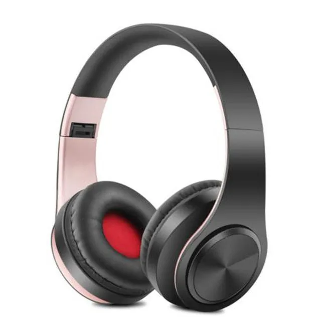 New Portable Wireless Headphones, Bluetooth Stereo Foldable Headset