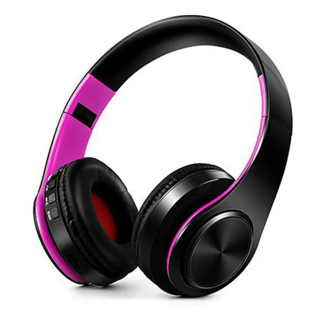 New Portable Wireless Headphones, Bluetooth Stereo Foldable Headset