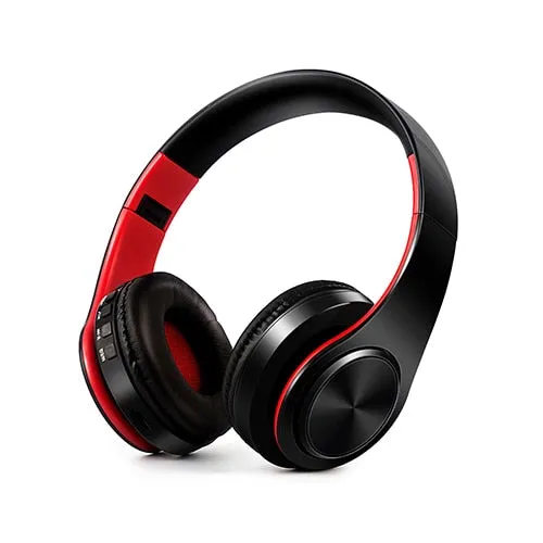 New Portable Wireless Headphones, Bluetooth Stereo Foldable Headset