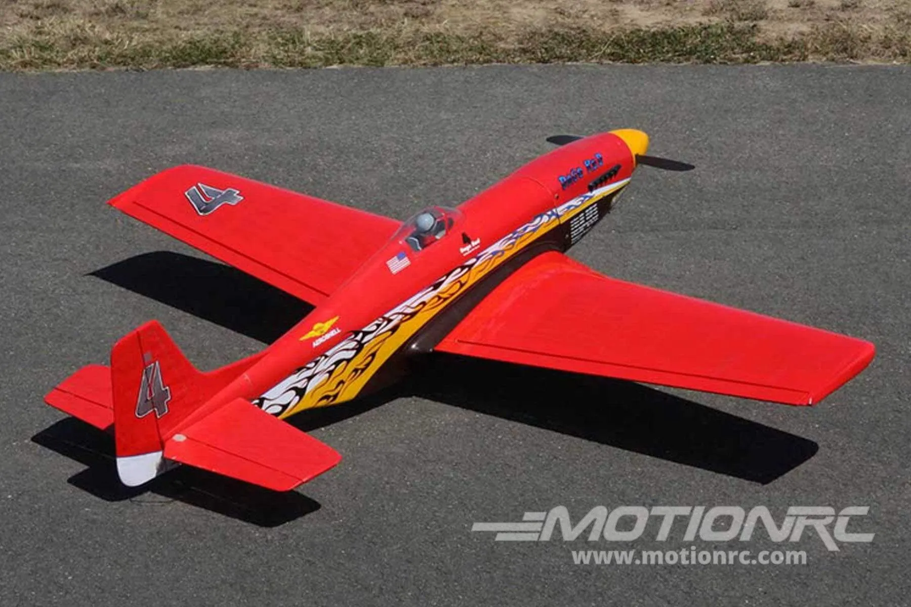 Nexa P-51 Mustang Dago Red 1580mm (62") Wingspan - ARF