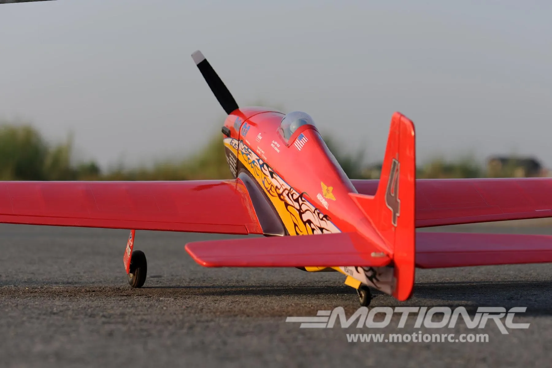 Nexa P-51 Mustang Dago Red 1580mm (62") Wingspan - ARF