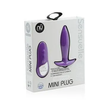 Nu Sensuelle Remote Control 15 Function Vibrating Mini Butt Plug