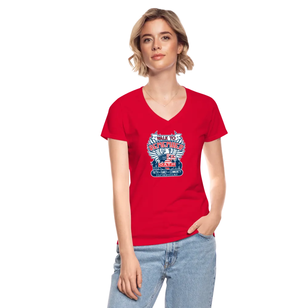 OATH MEMORIAL MAY Women's V-Neck T-Shirt