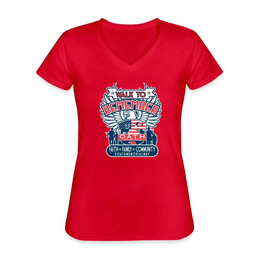 OATH MEMORIAL MAY Women's V-Neck T-Shirt