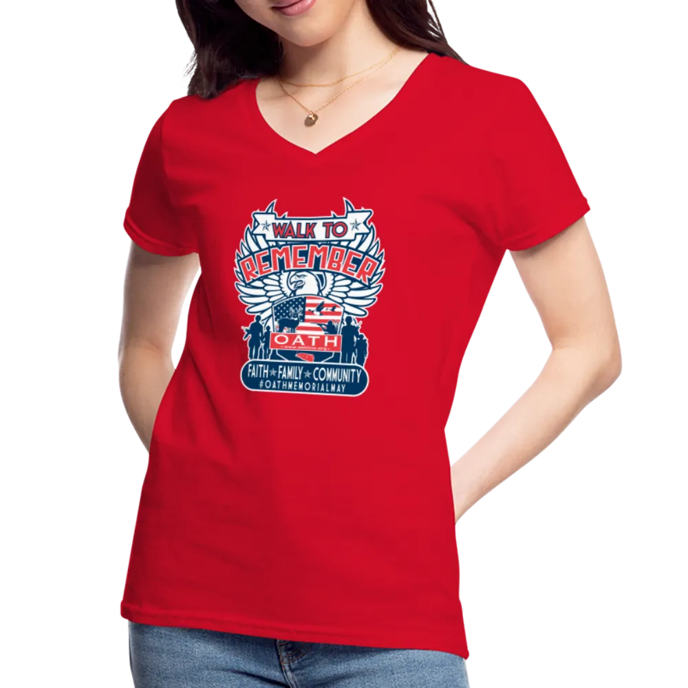 OATH MEMORIAL MAY Women's V-Neck T-Shirt