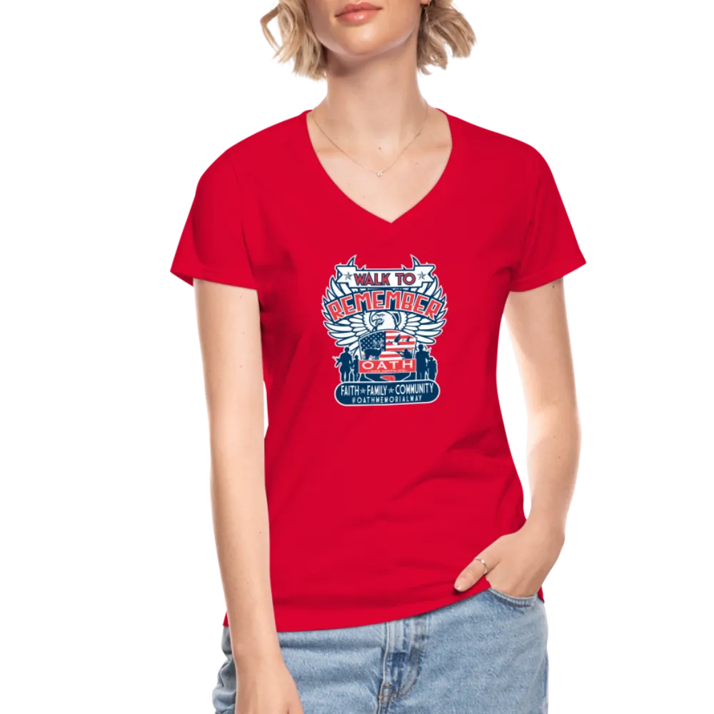 OATH MEMORIAL MAY Women's V-Neck T-Shirt