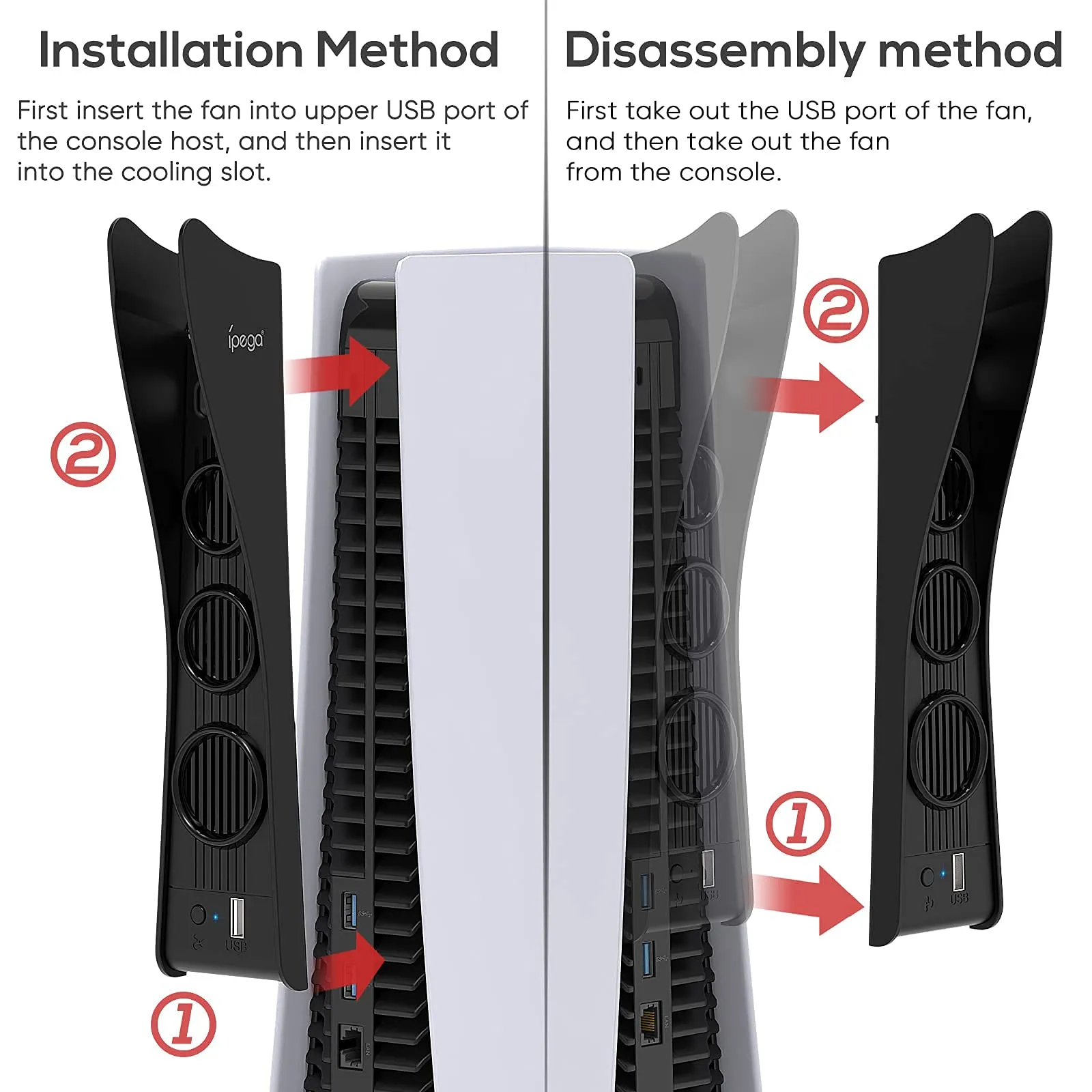 OVIO COOLING STAND WITH CONTROLLER CHARGER FOR PS5