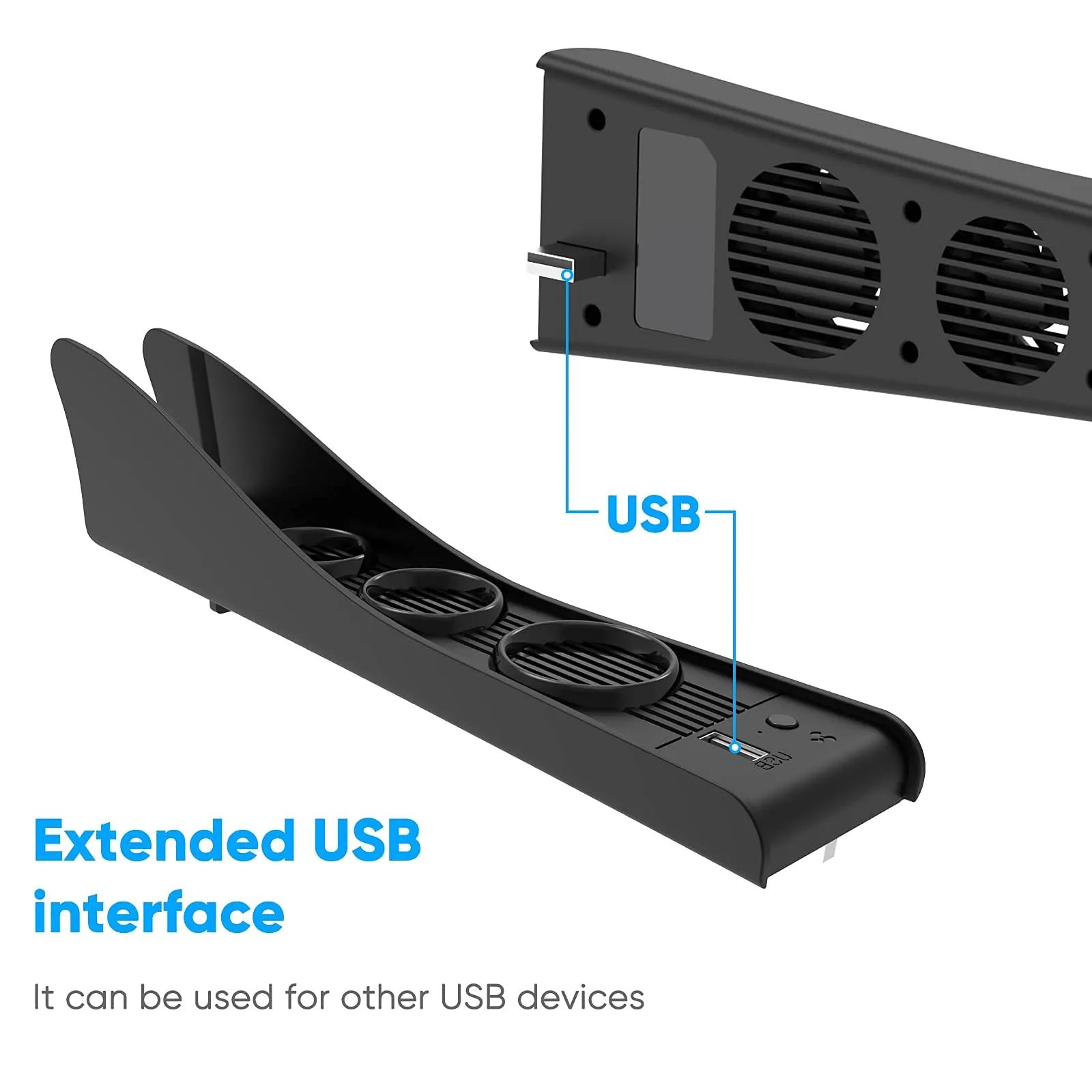 OVIO COOLING STAND WITH CONTROLLER CHARGER FOR PS5