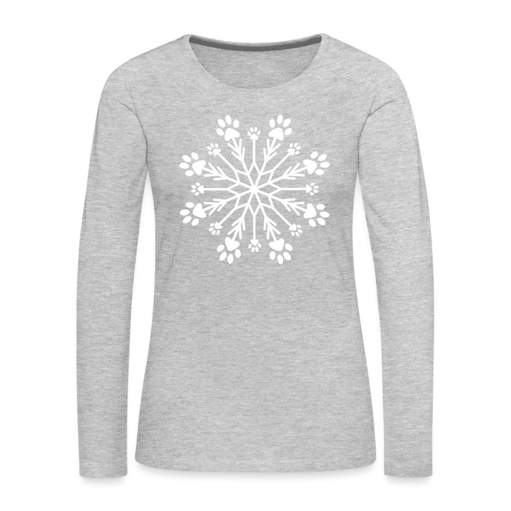 Paw Snowflake Premium Long Sleeve T-Shirt