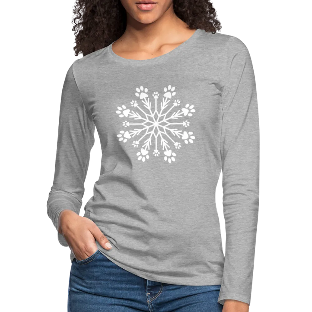 Paw Snowflake Premium Long Sleeve T-Shirt