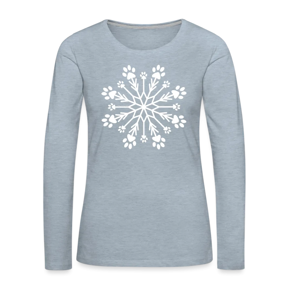 Paw Snowflake Premium Long Sleeve T-Shirt