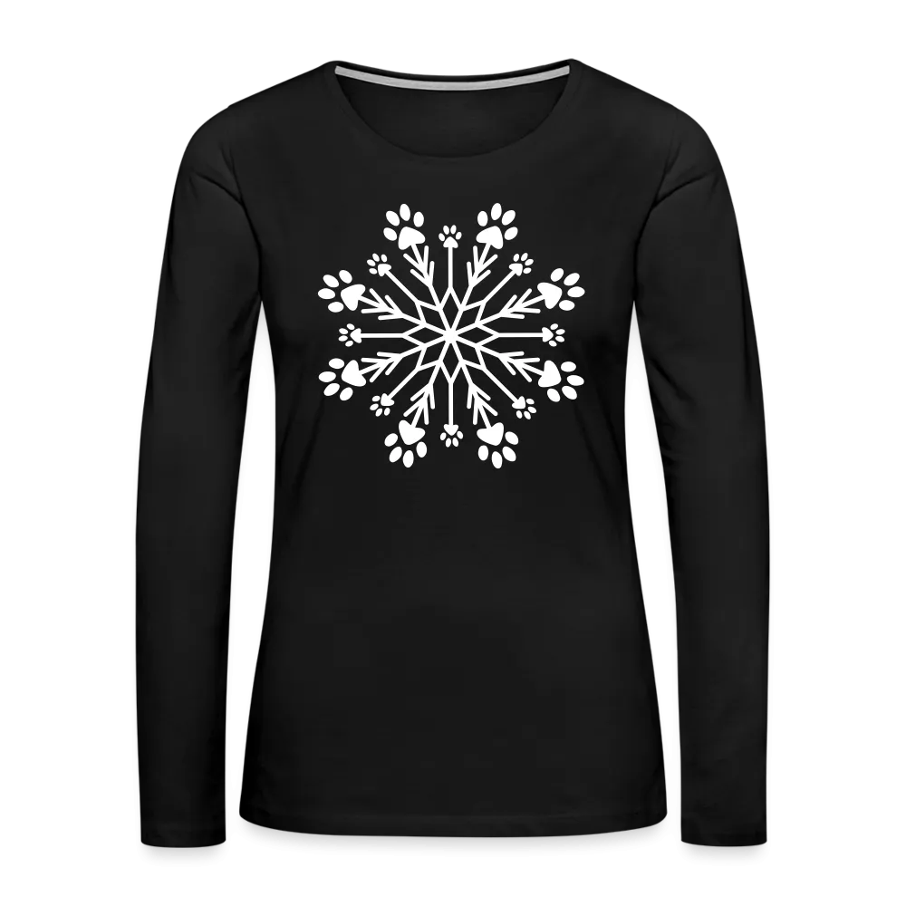 Paw Snowflake Premium Long Sleeve T-Shirt