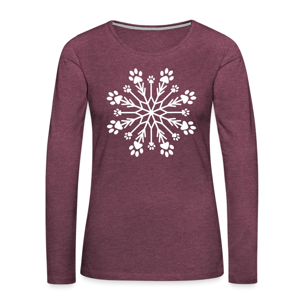 Paw Snowflake Premium Long Sleeve T-Shirt