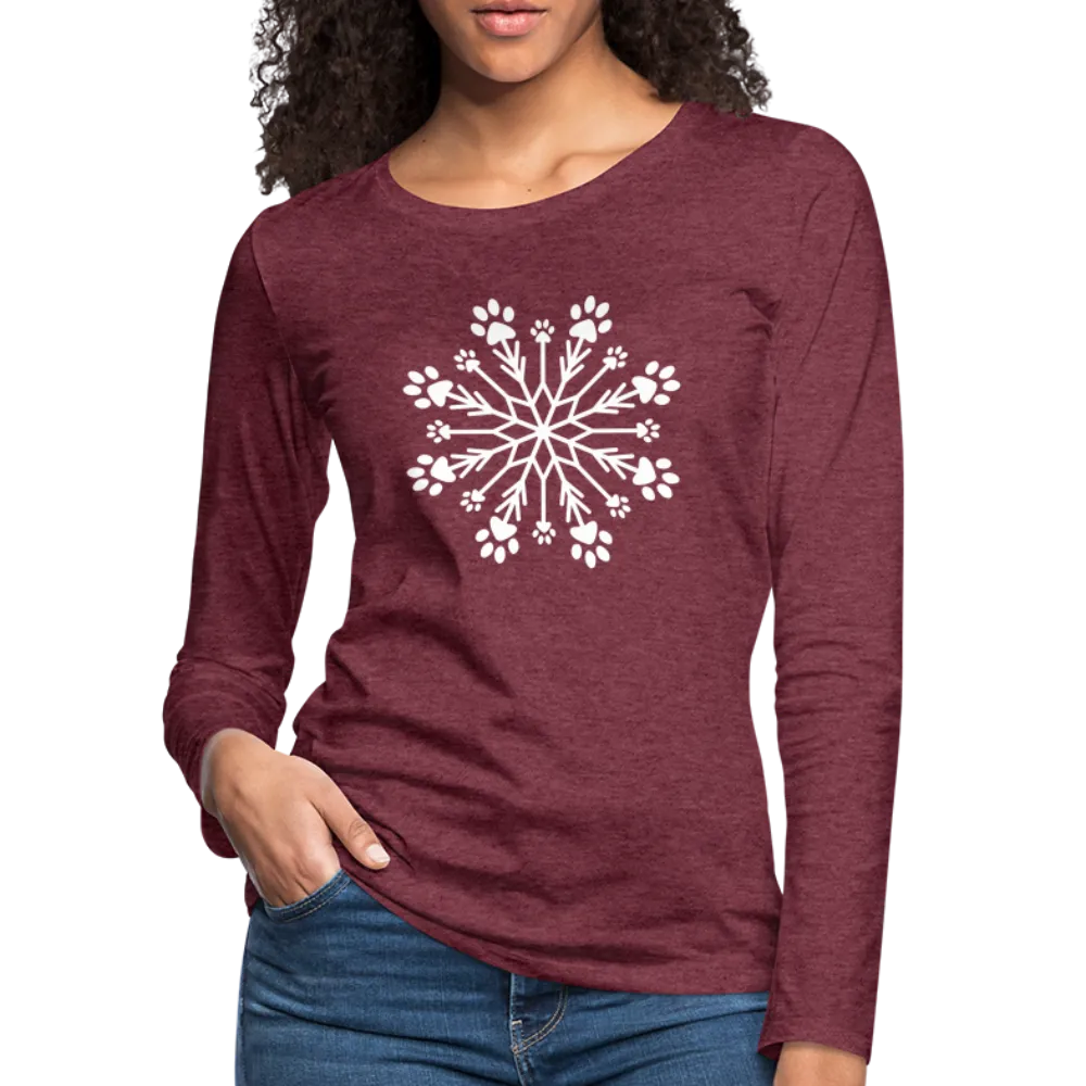 Paw Snowflake Premium Long Sleeve T-Shirt