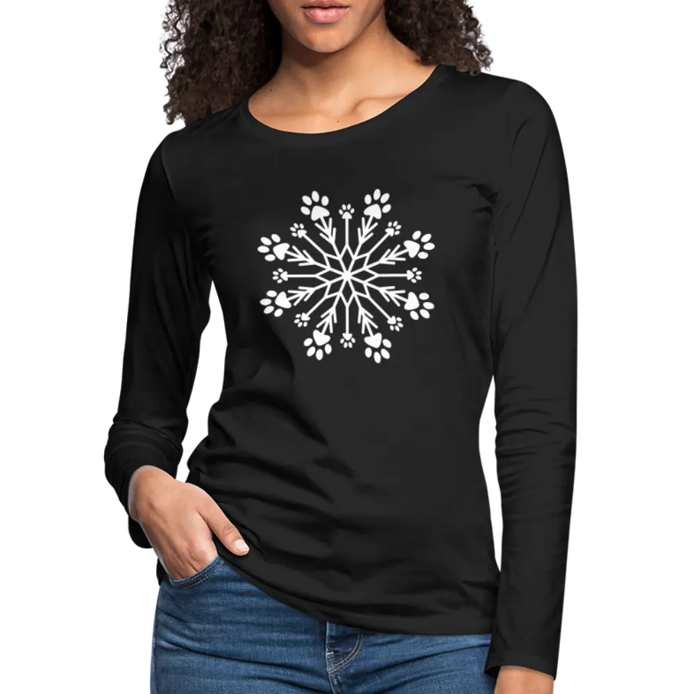 Paw Snowflake Premium Long Sleeve T-Shirt