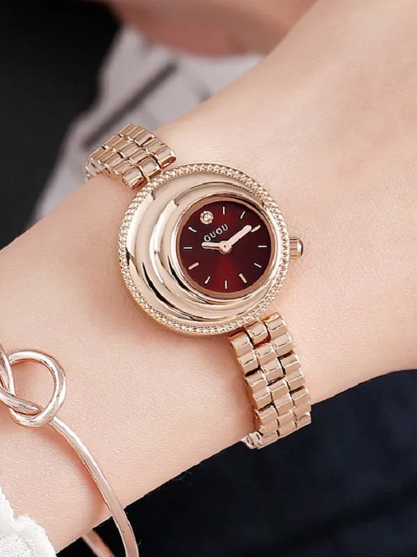 Personality Dial Stainless Steel Strap Women's Watch