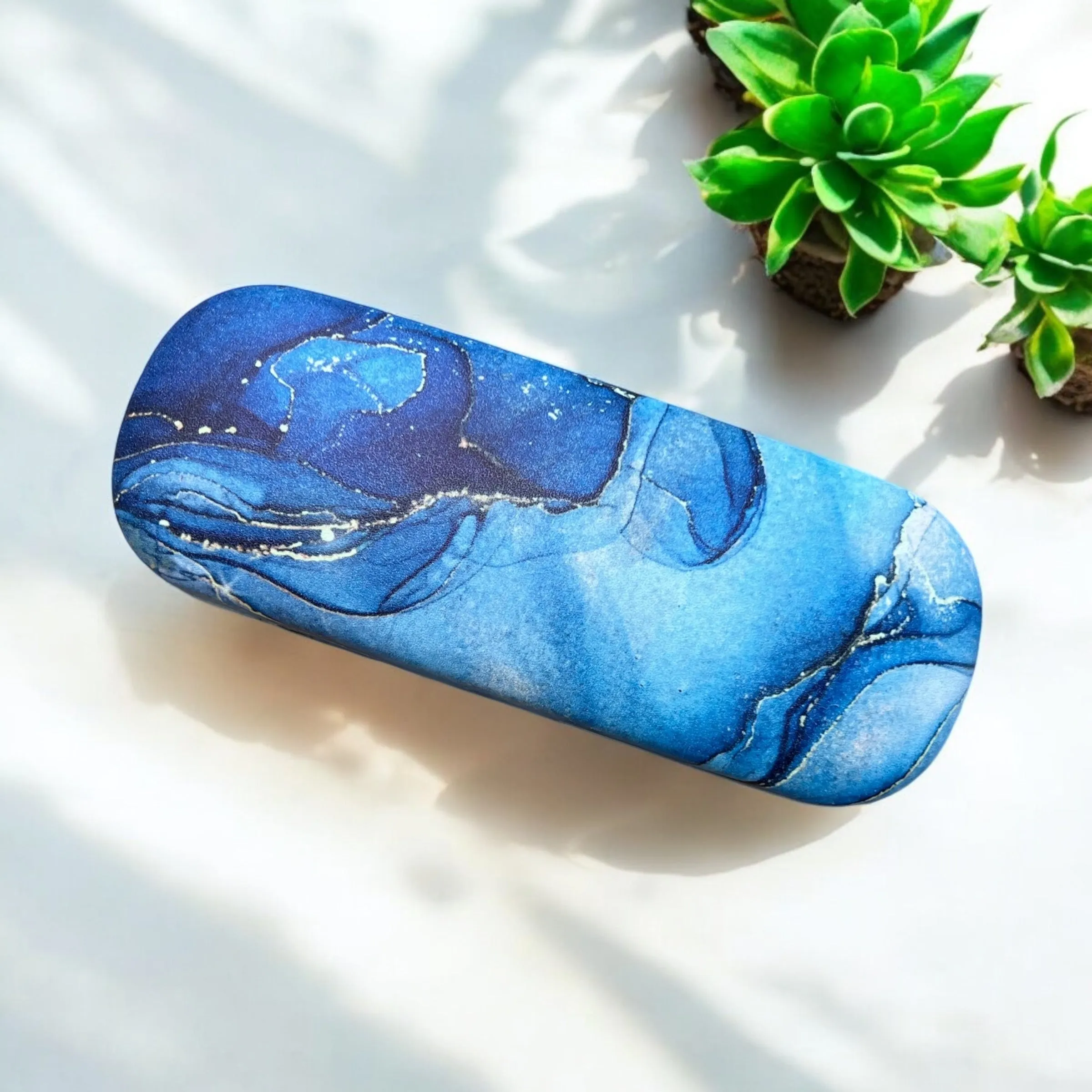 Petal Hard Glasses Case- Ocean Passion