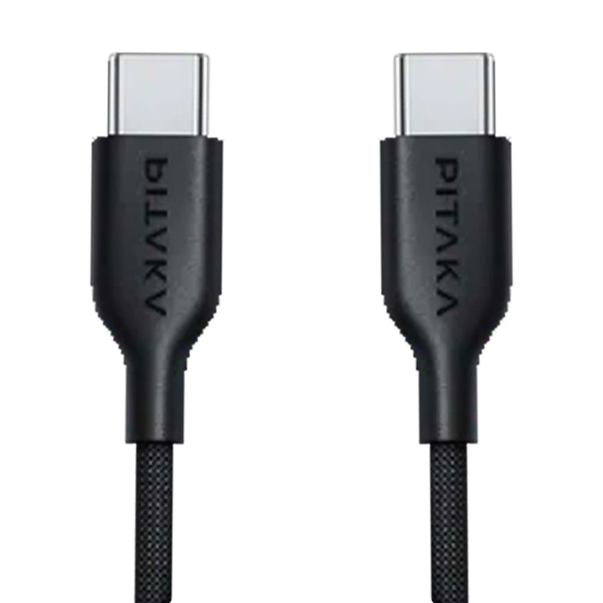 PITAKA Flex Braided Cable USB C To C - USB 2.0 60W Charging / 480Mbps Data Transfer