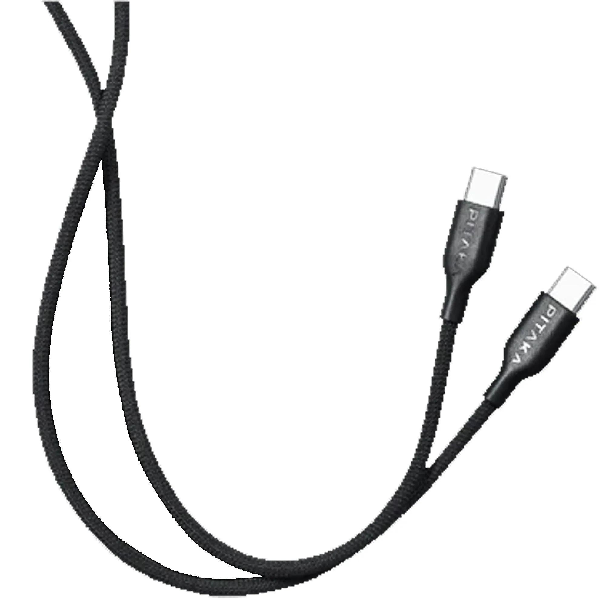 PITAKA Flex Braided Cable USB C To C - USB 2.0 60W Charging / 480Mbps Data Transfer