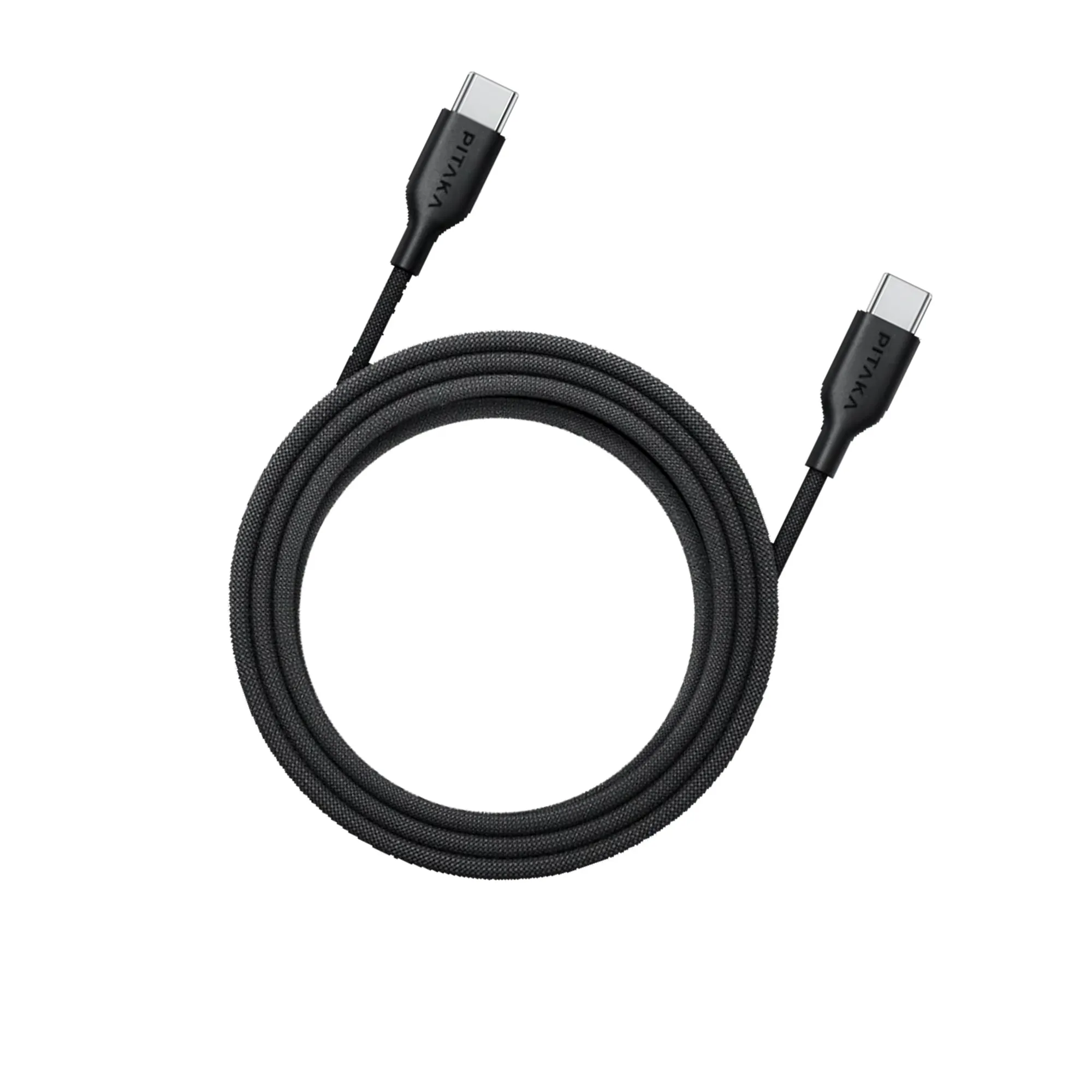 PITAKA Flex Braided Cable USB C To C - USB 2.0 60W Charging / 480Mbps Data Transfer