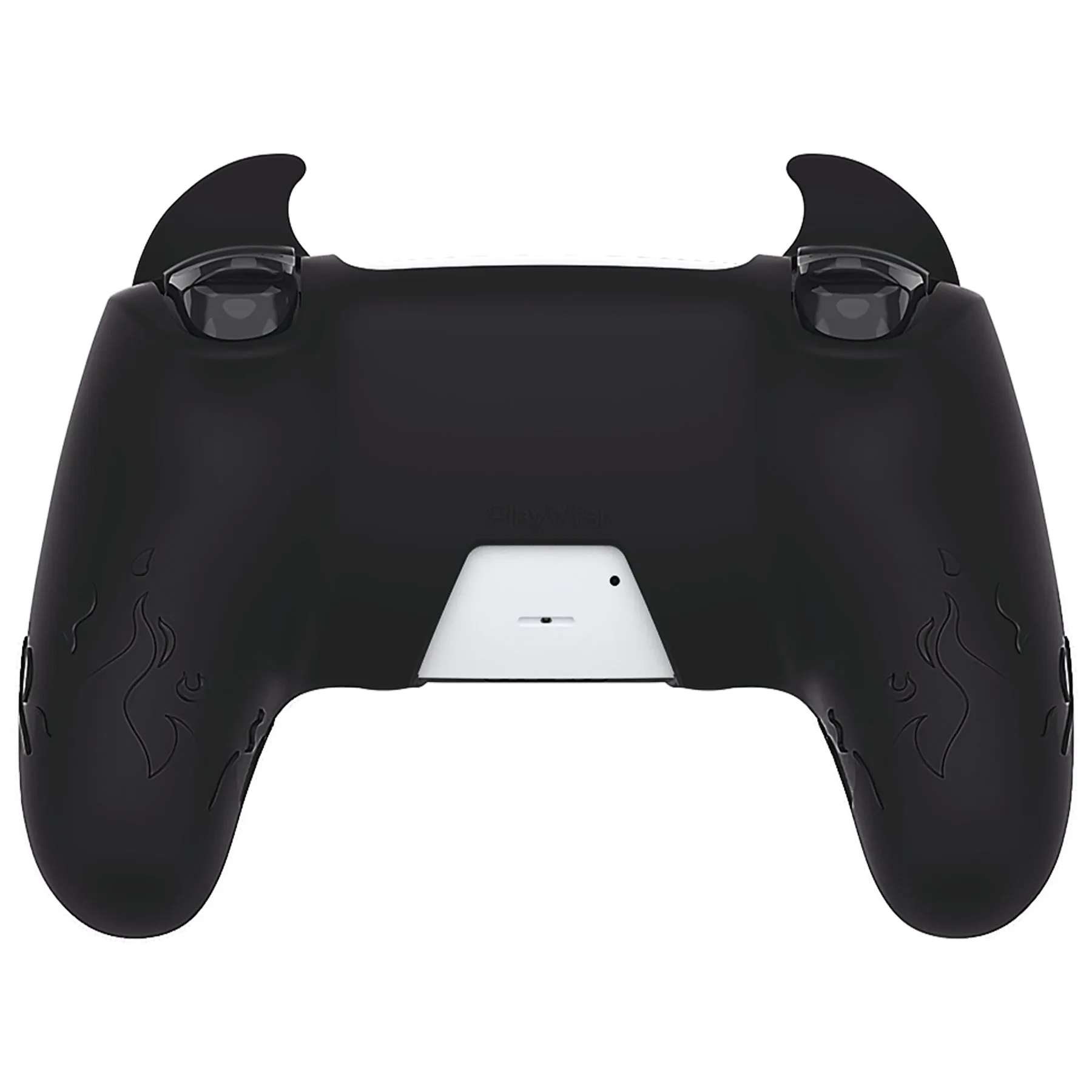 PlayVital Cute Demon Controller Silicone Case Compatible With PS5 Controller - Black - DEPFP001