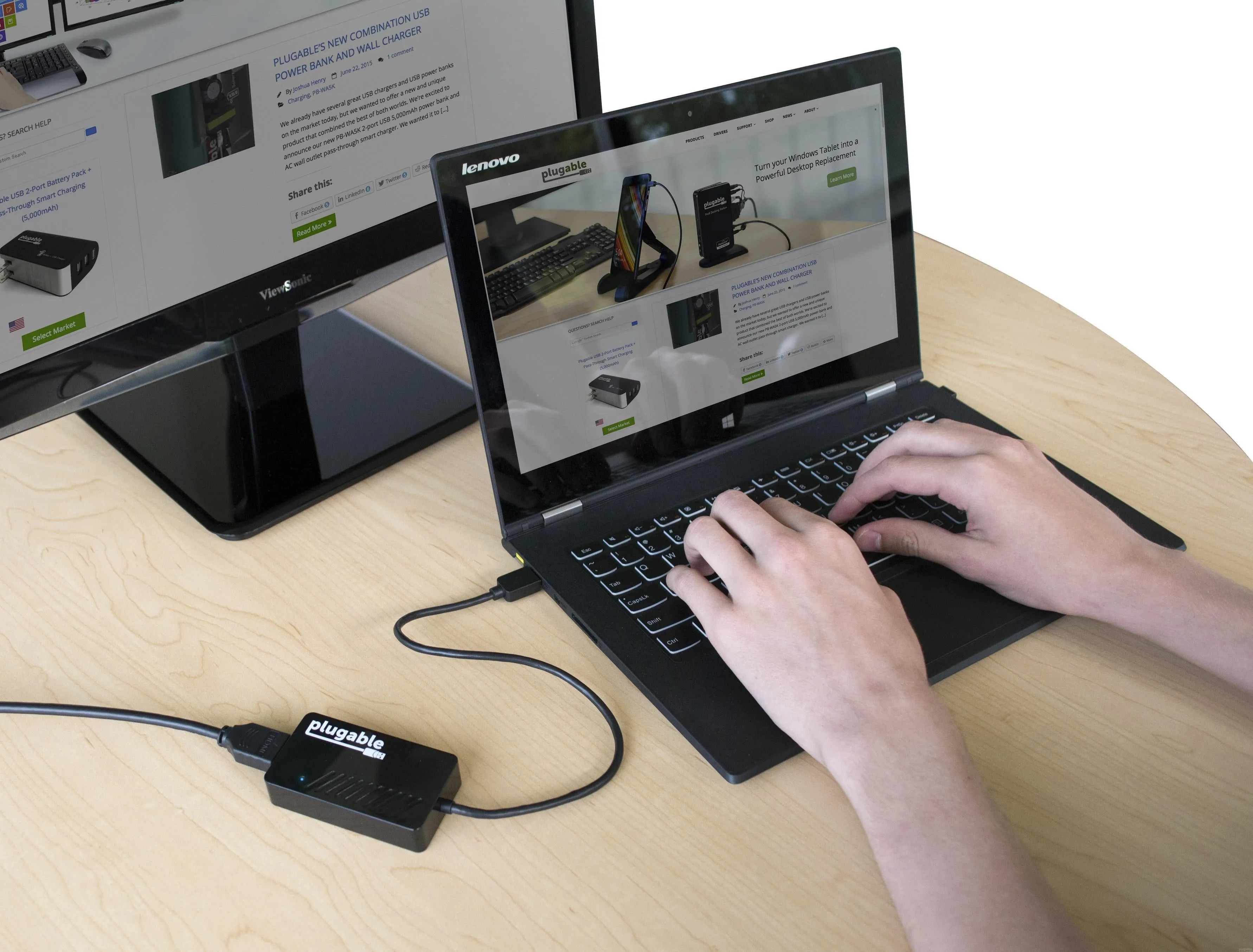 Plugable USB 3.0 4K HDMI Adapter for Multiple Monitors