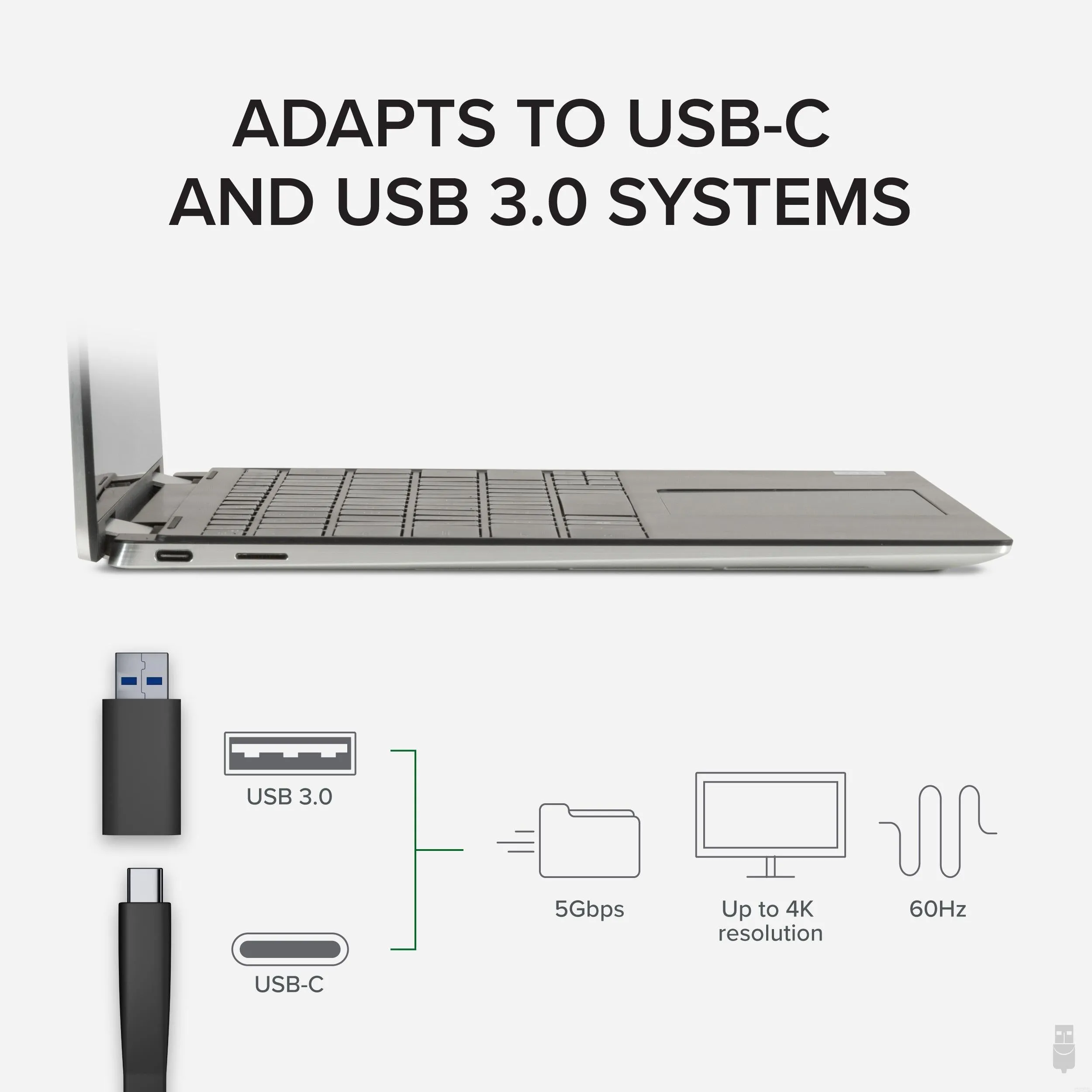 Plugable USB 3.0 and USB-C 4K DisplayPort and HDMI Dual Monitor Adapter