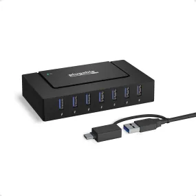 Plugable USB 3.0 and USB-C 7-Port Charging Hub