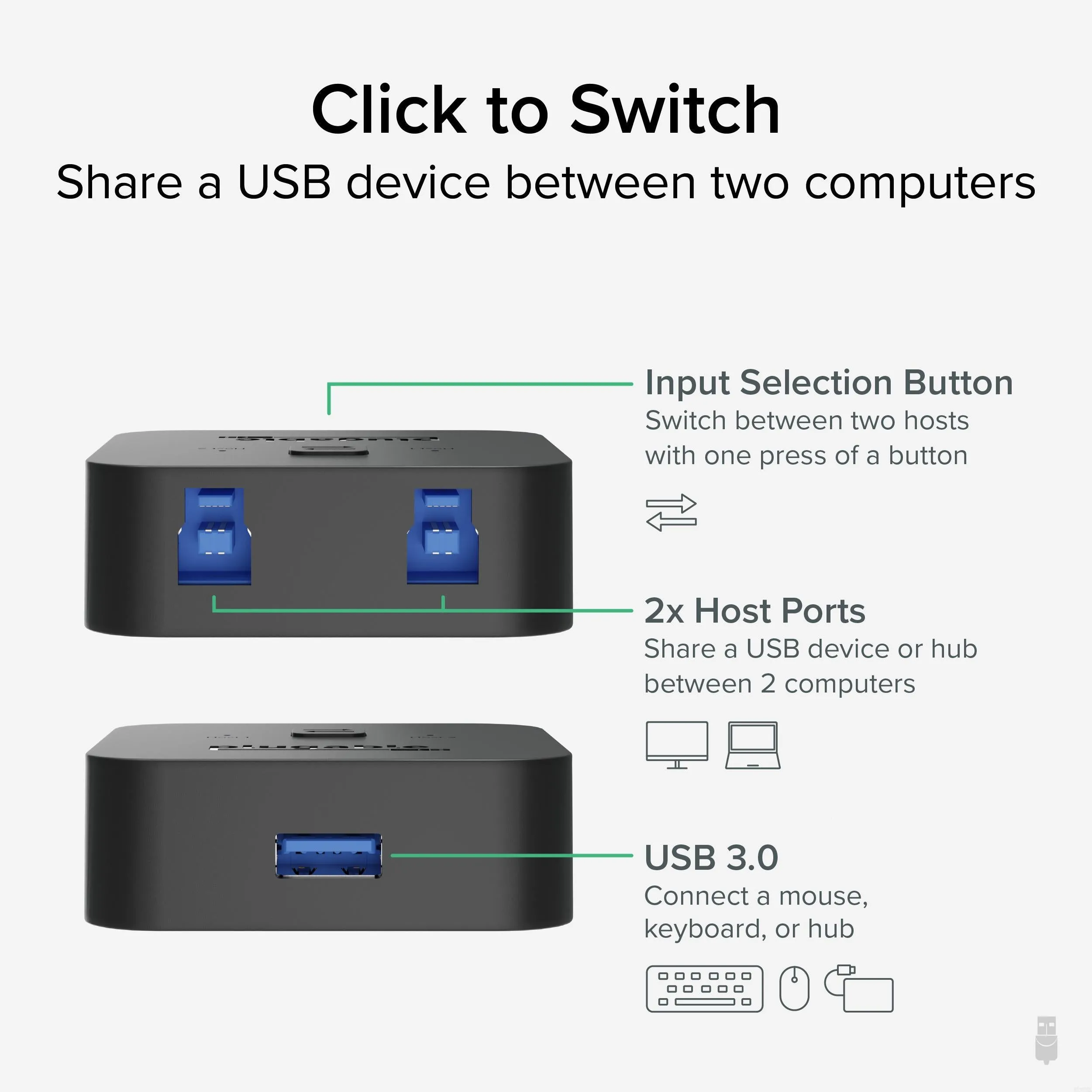 Plugable USB 3.0 Sharing Switch