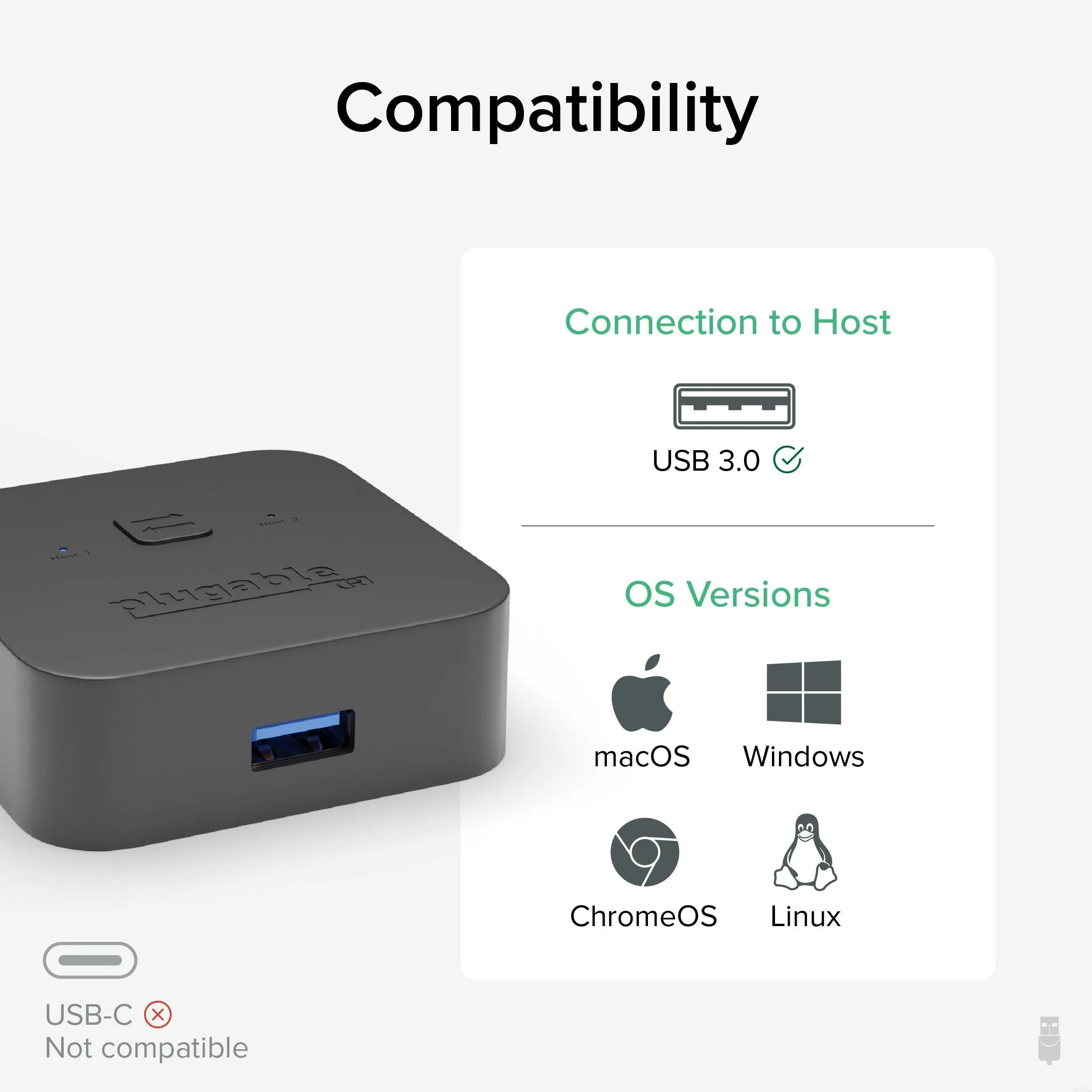 Plugable USB 3.0 Sharing Switch