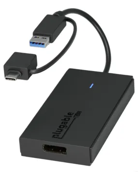 Plugable USB-C or USB 3.0 to DisplayPort Adapter