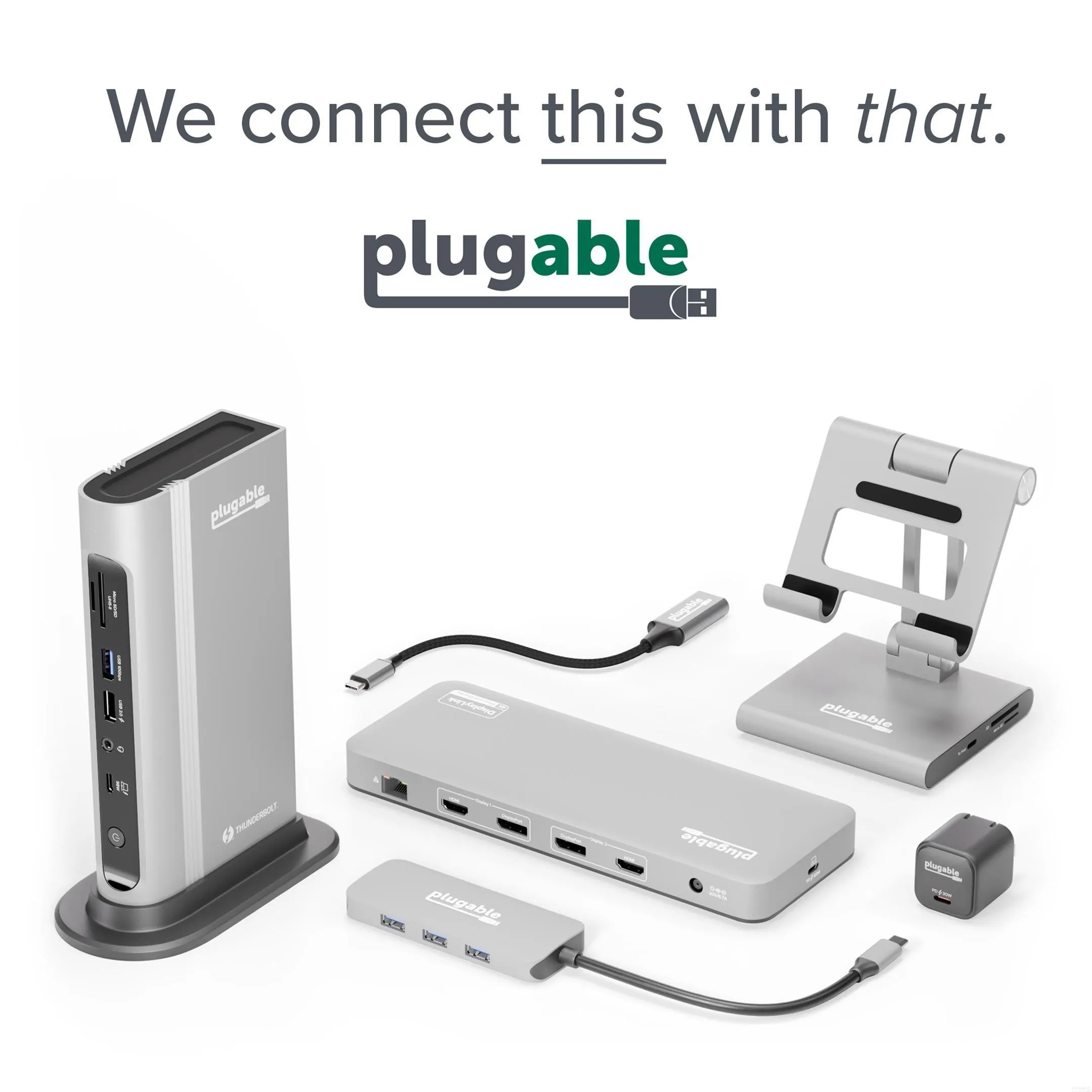 Plugable USB-C or USB 3.0 to Dual HDMI Adapter