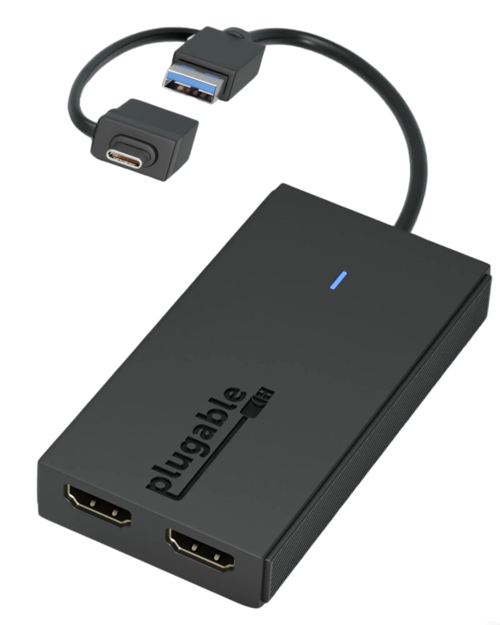 Plugable USB-C or USB 3.0 to Dual HDMI Adapter