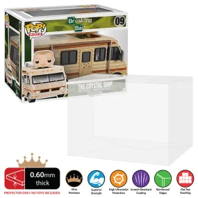 POP RIDES (LARGE) Pop Protectors for Funko (0.60mm thick, UV & Scratch Resistant) 7.25h x 9.25w x 7d