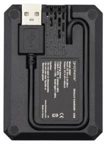 Promastrer 65597 Dually Charger - USB for OM System BLS50