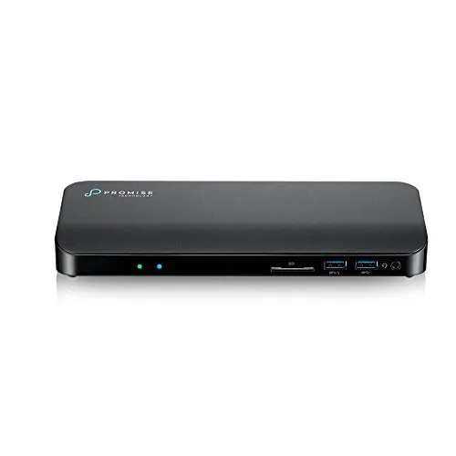 Promise Technology Thunderbolt 3 Dock TD-300 (USB/Ethernet/Audio/HDMI/SD Reader)