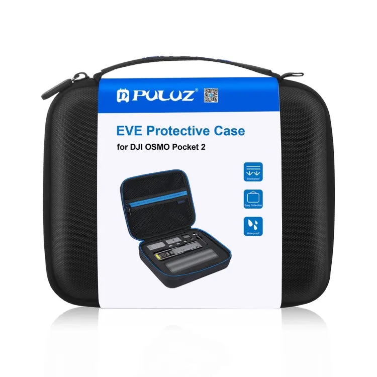 PULUZ Waterproof Carrying and Travel EVA Case for DJI OSMO Pocket 2, Size: 23x18x7cm(Black)