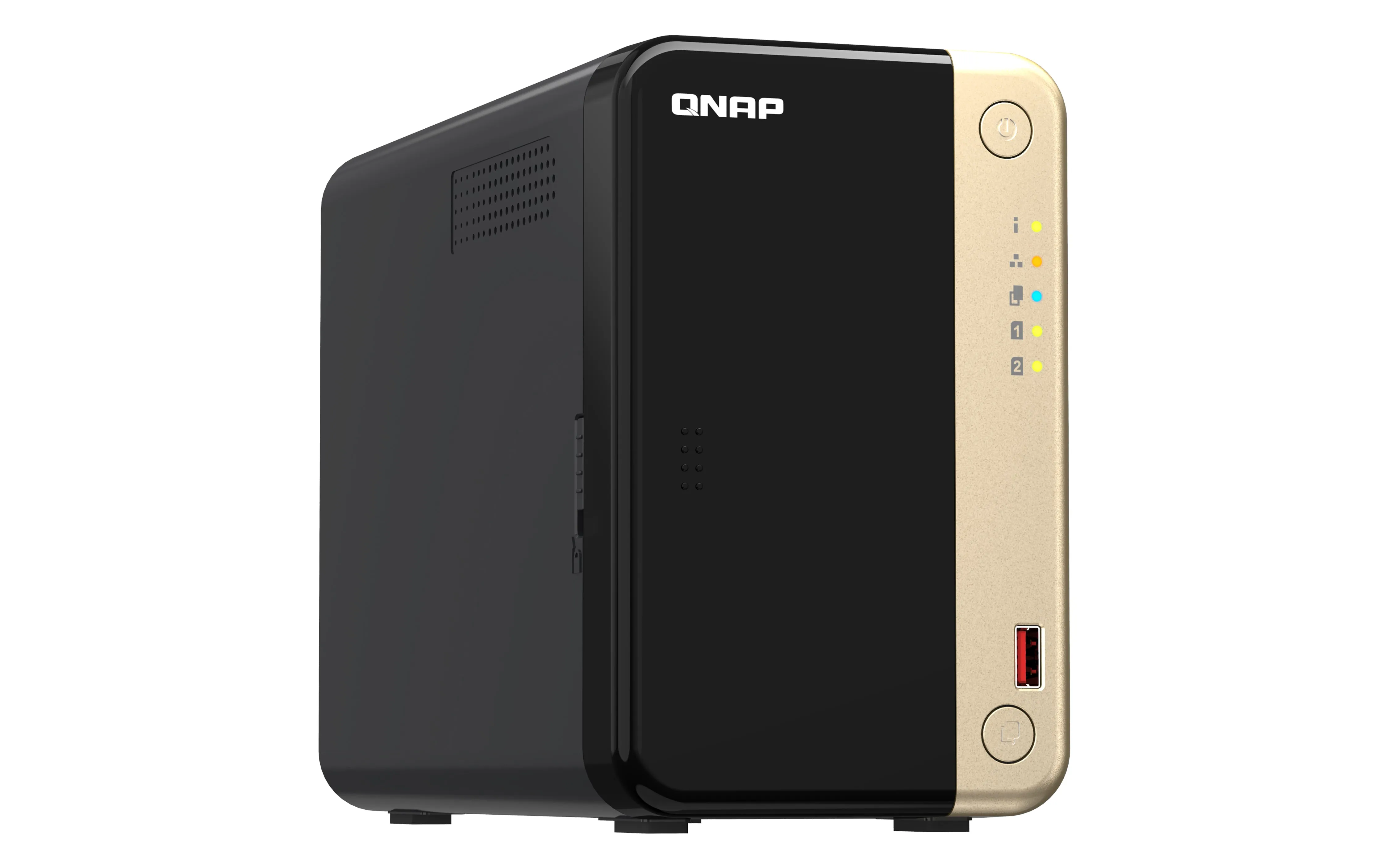 Qnap Ts-264 - Nas Server - 2 Bays - Sata 6Gb/S - Raid Raid 0, 1, 5, 6, 10, 50, Jbod, 60 - Ram 8 Gb - 2.5 Gigabit Etherne