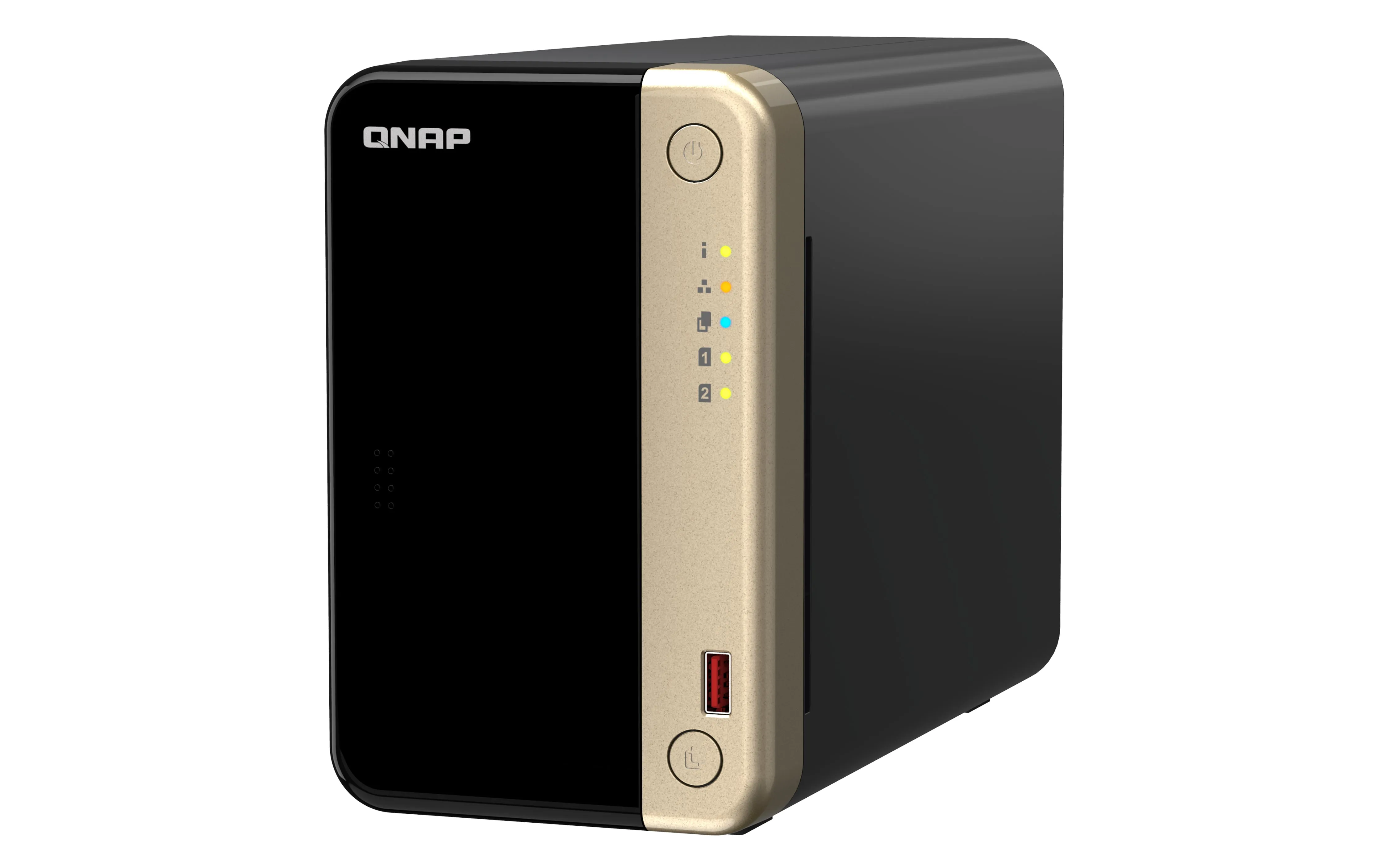 Qnap Ts-264 - Nas Server - 2 Bays - Sata 6Gb/S - Raid Raid 0, 1, 5, 6, 10, 50, Jbod, 60 - Ram 8 Gb - 2.5 Gigabit Etherne