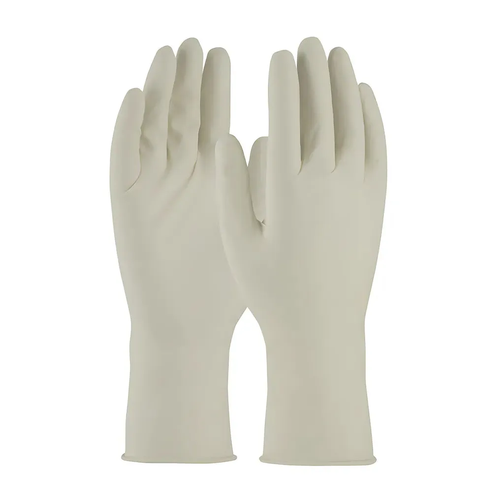 QRP 910SC6.5 Single Use Class 100 Cleanroom Latex Glove with Fully Textured Grip - 12"