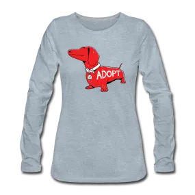 "Big Red Dog" Contoured Premium Long Sleeve T-Shirt