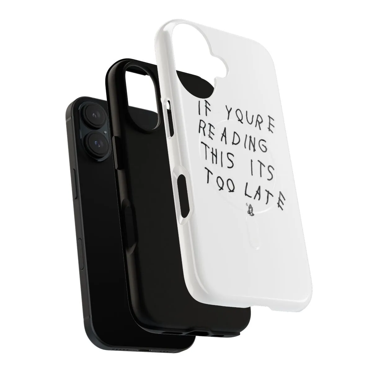 "Stylish 'If You're Reading This' Magnetic Tough Phone Case"