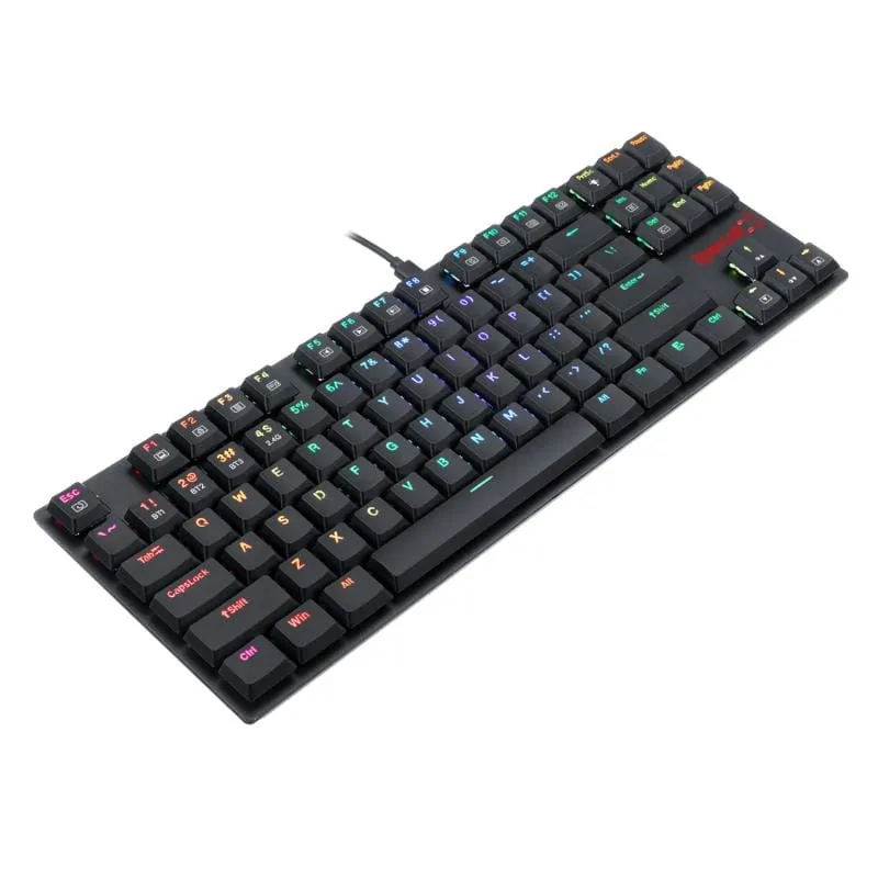 Redragon Kb Mech Aps Rgb 10 Kless Bk Rd K607 Rgb