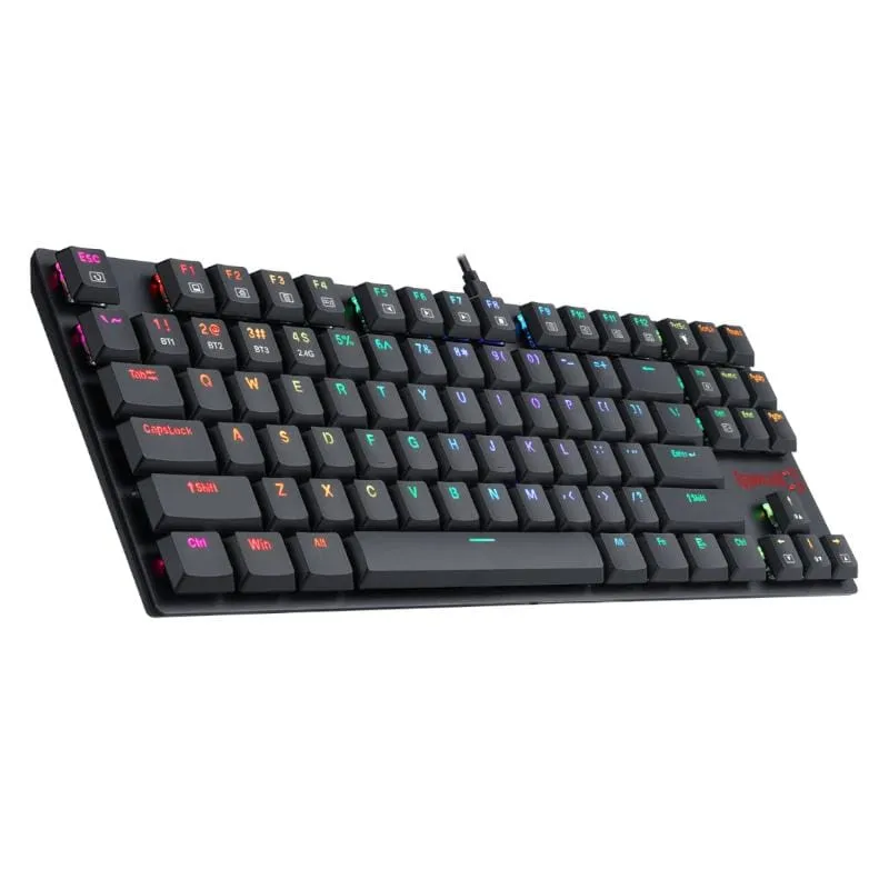 Redragon Kb Mech Aps Rgb 10 Kless Bk Rd K607 Rgb