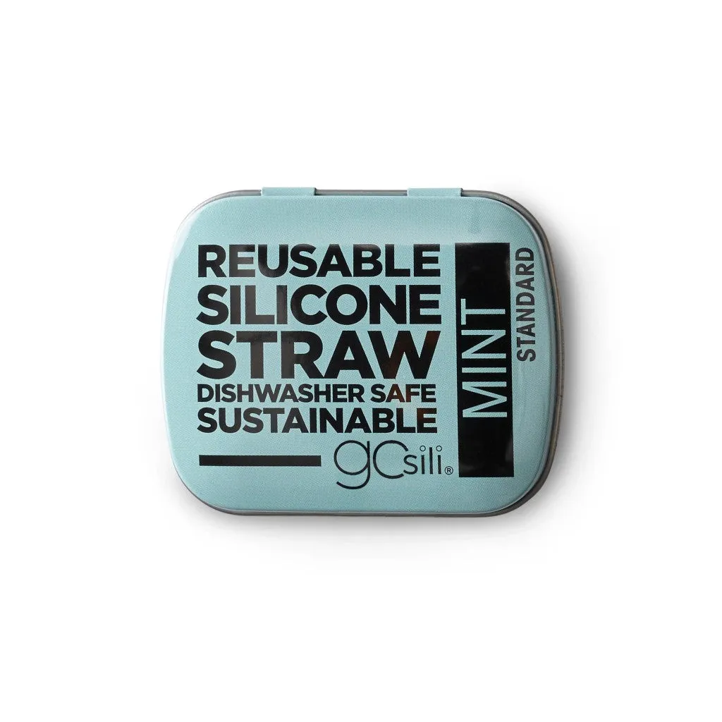 Reusable Silicone Straw in Travel Tin - Standard Size