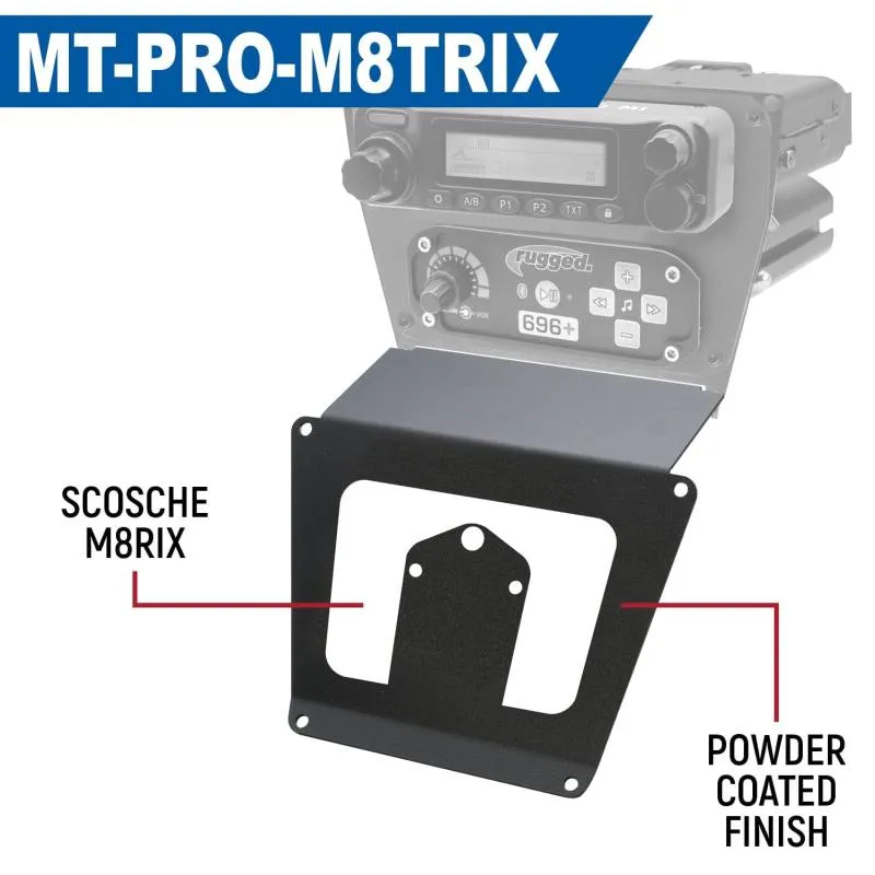 Rugged Radios Lower Accessory Panel - Rocker Switch - Polaris RZR PRO XP/RZR Turbo R/RZR PRO R Dash Mount Radio/Intercom