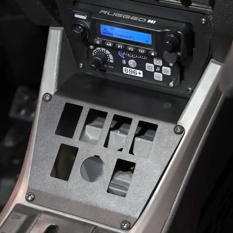 Rugged Radios Lower Accessory Panel - Rocker Switch - Polaris RZR PRO XP/RZR Turbo R/RZR PRO R Dash Mount Radio/Intercom